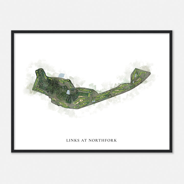 Print of Links At Northfork Classic Map