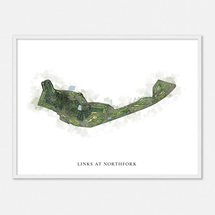 Print of Links At Northfork Classic Map