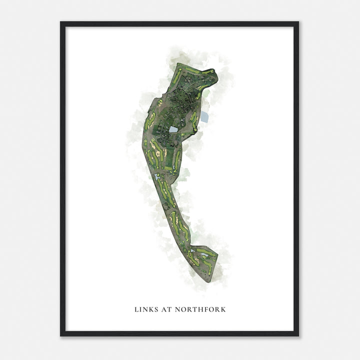 Print of Links At Northfork Classic Map