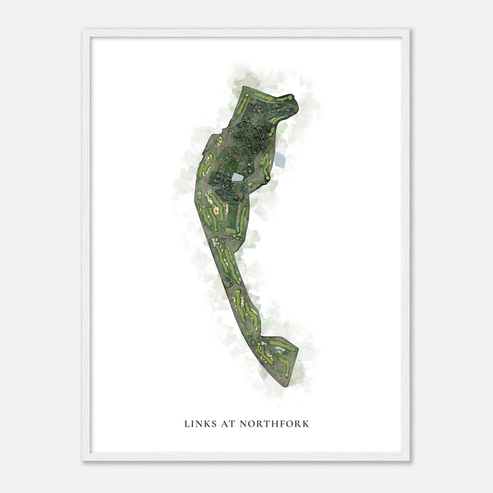 Print of Links At Northfork Classic Map