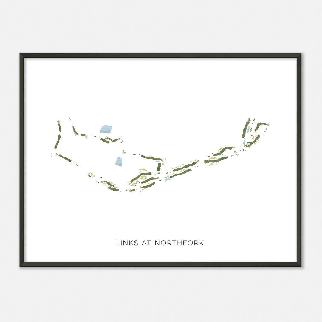Print of Links At Northfork Modern Map