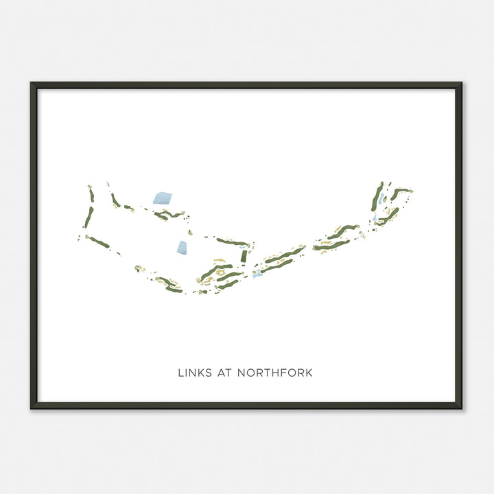 Print of Links At Northfork Modern Map