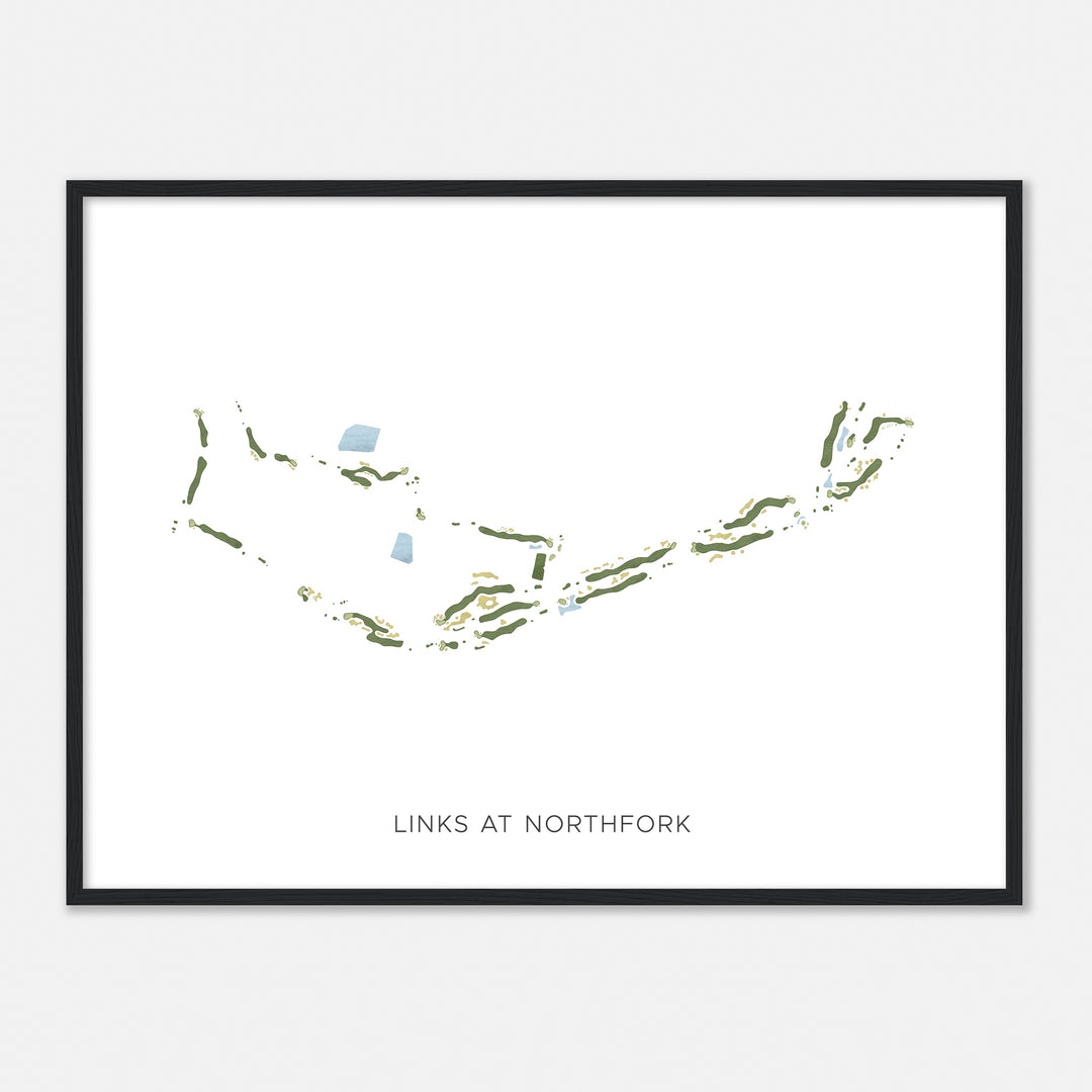 Print of Links At Northfork Modern Map