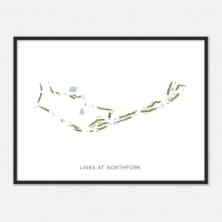 Print of Links At Northfork Modern Map