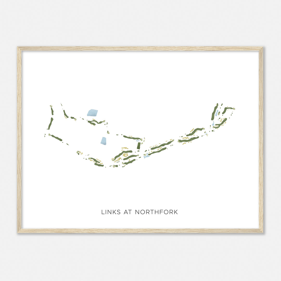 Print of Links At Northfork Modern Map