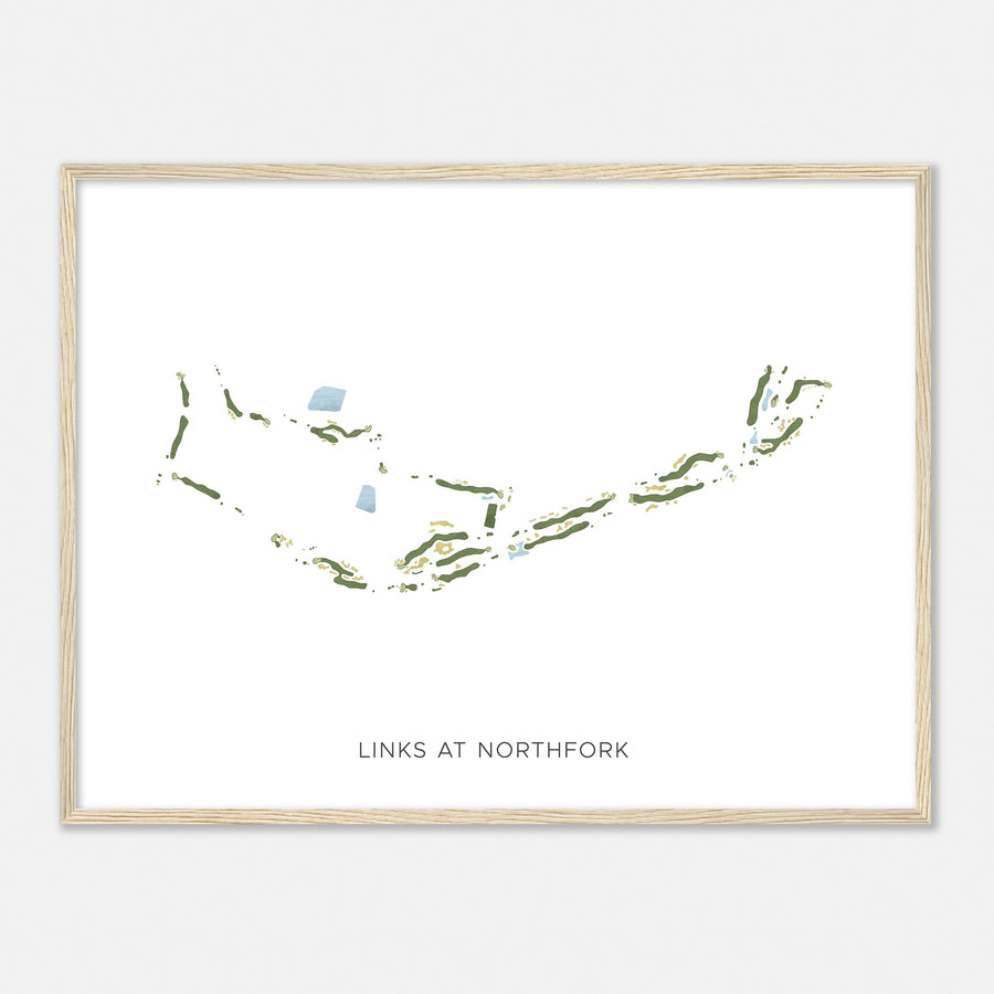 Print of Links At Northfork Modern Map