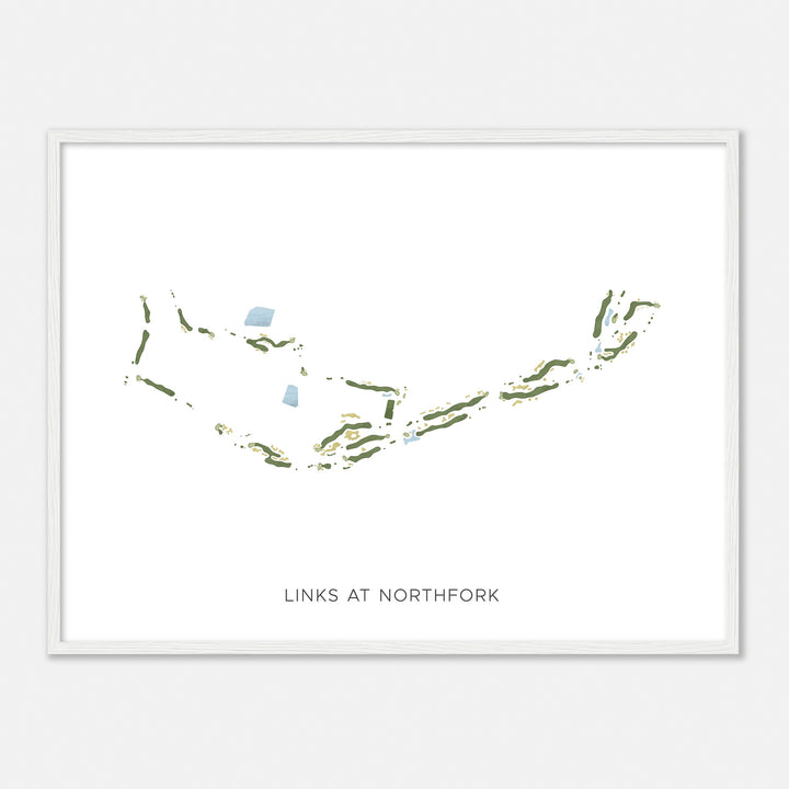 Print of Links At Northfork Modern Map