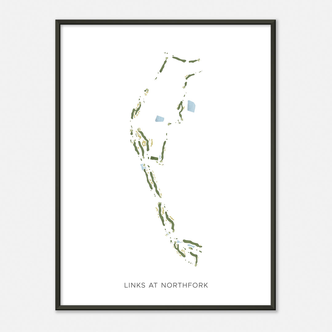 Print of Links At Northfork Modern Map