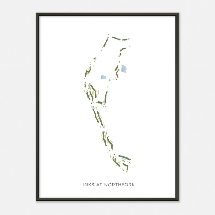 Print of Links At Northfork Modern Map