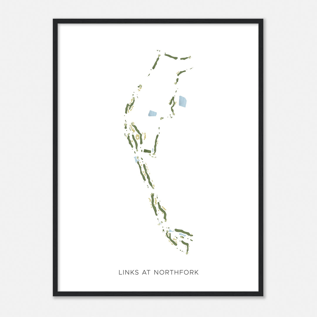 Print of Links At Northfork Modern Map
