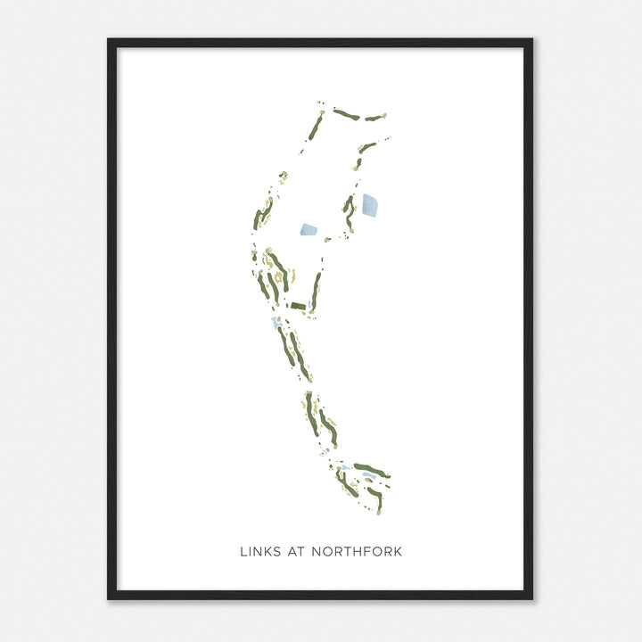 Print of Links At Northfork Modern Map