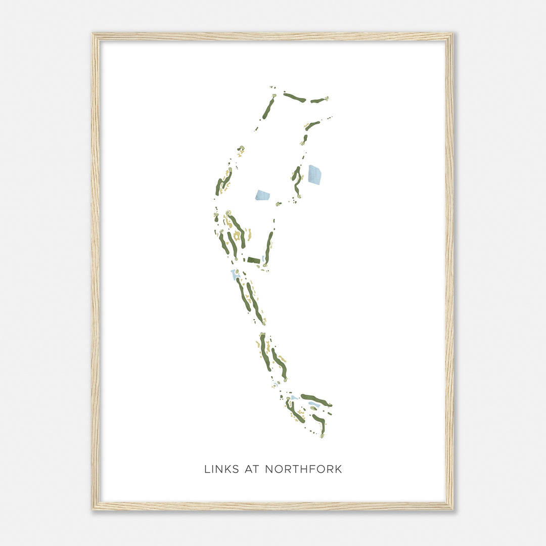 Print of Links At Northfork Modern Map