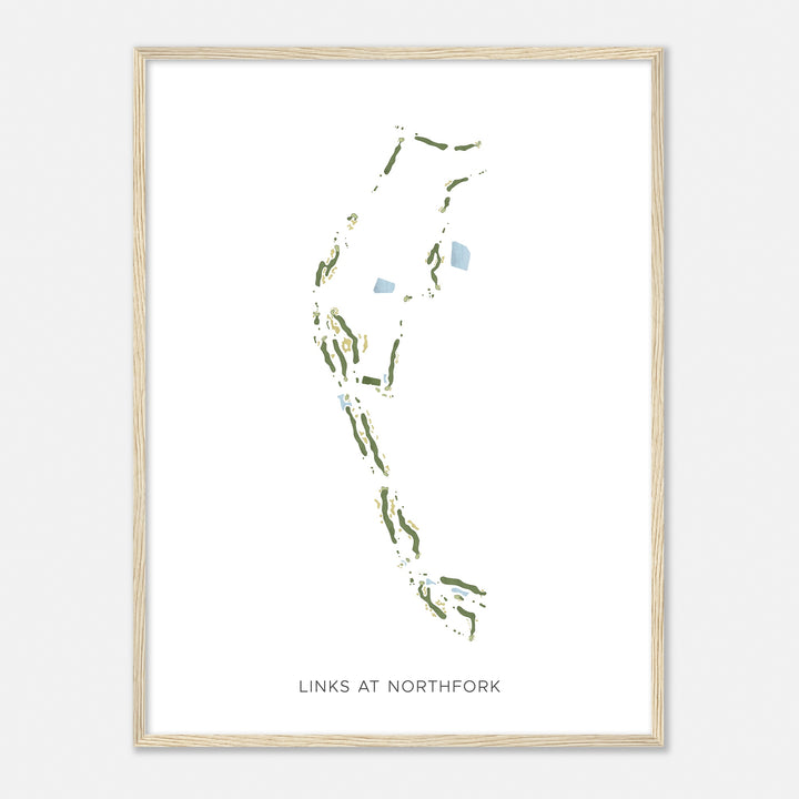 Print of Links At Northfork Modern Map