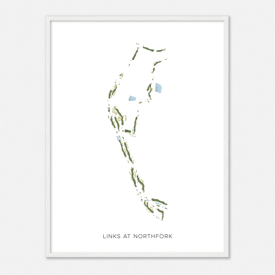 Print of Links At Northfork Modern Map