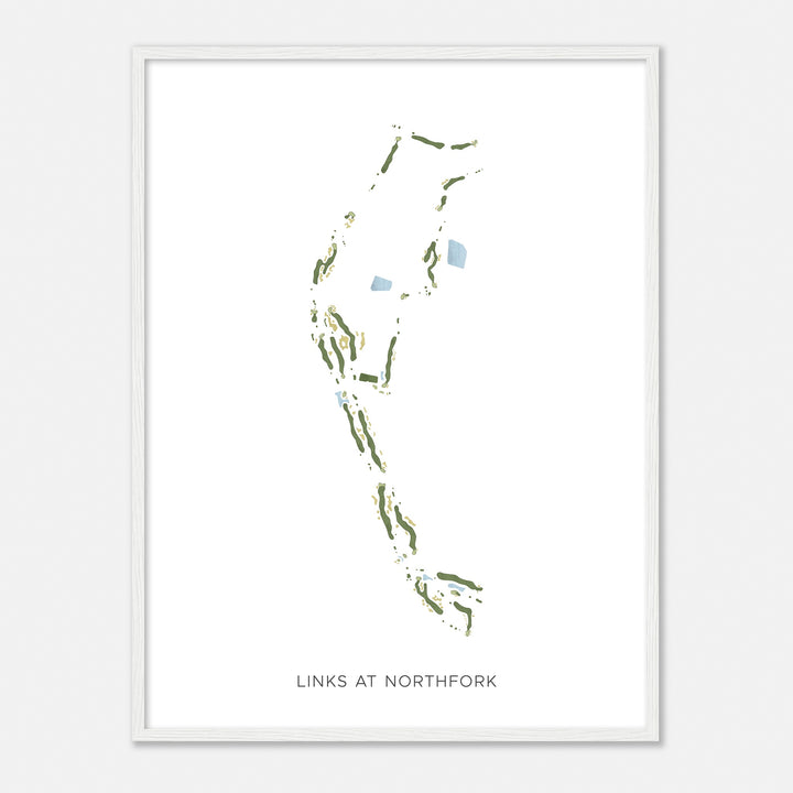 Print of Links At Northfork Modern Map