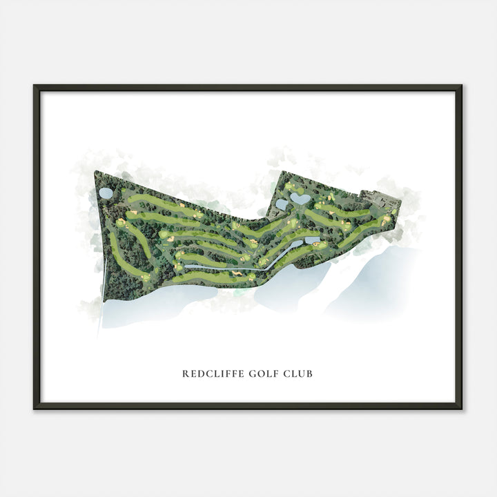 Print of Redcliffe Golf Club Classic Map