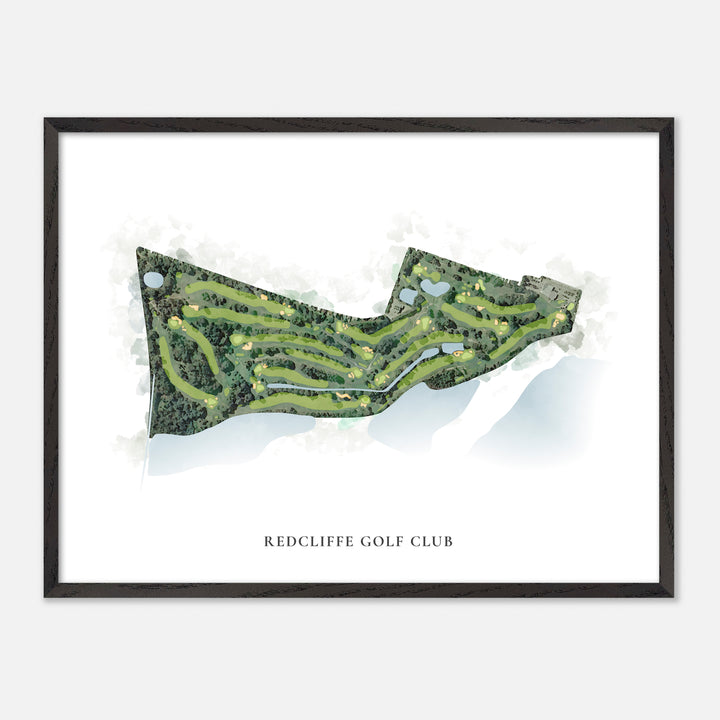 Print of Redcliffe Golf Club Classic Map