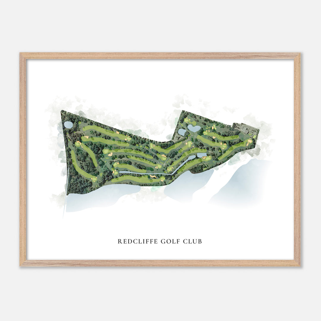 Print of Redcliffe Golf Club Classic Map