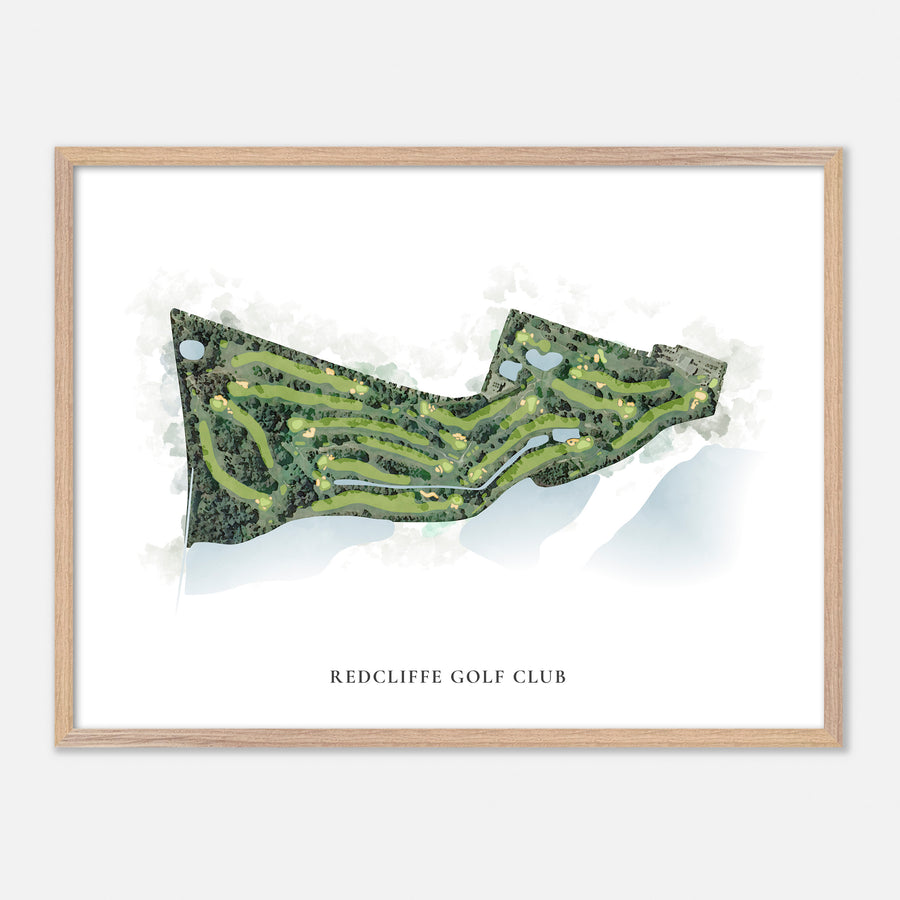 Print of Redcliffe Golf Club Classic Map