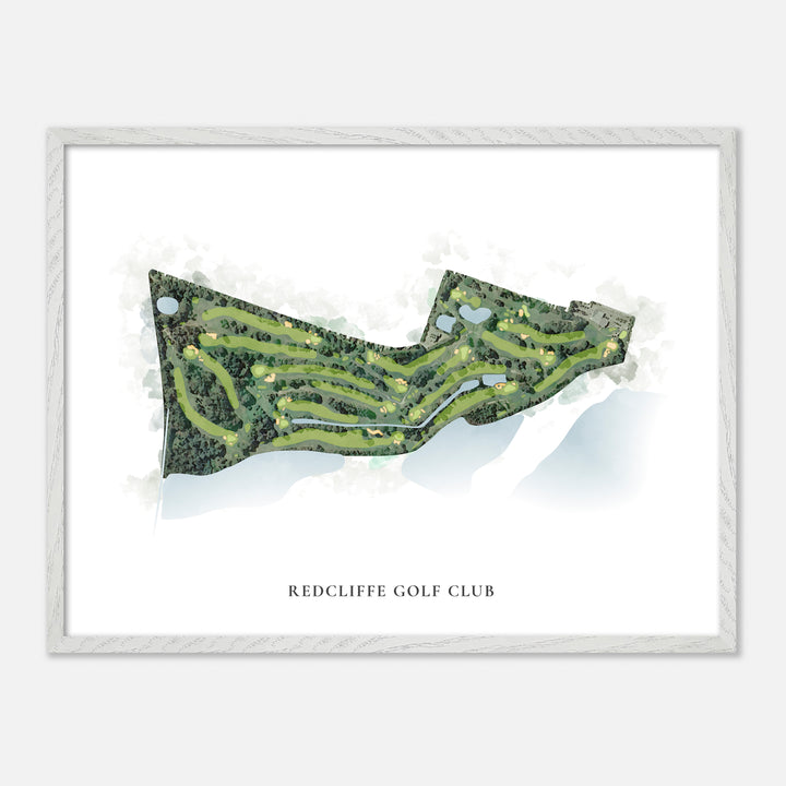 Print of Redcliffe Golf Club Classic Map