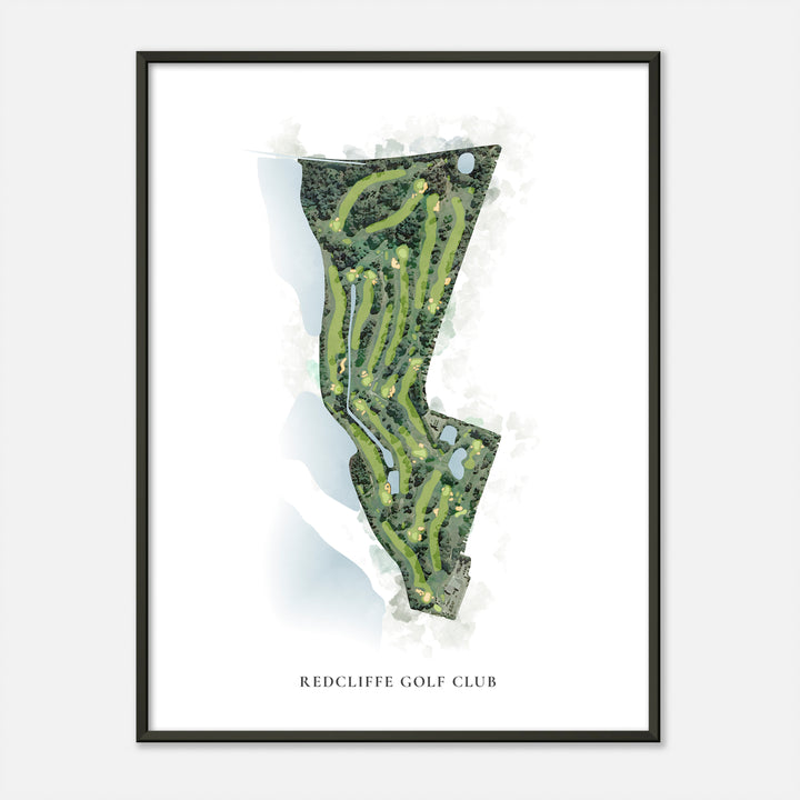 Print of Redcliffe Golf Club Classic Map