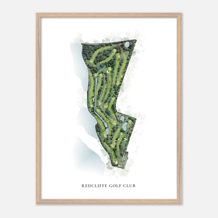 Print of Redcliffe Golf Club Classic Map
