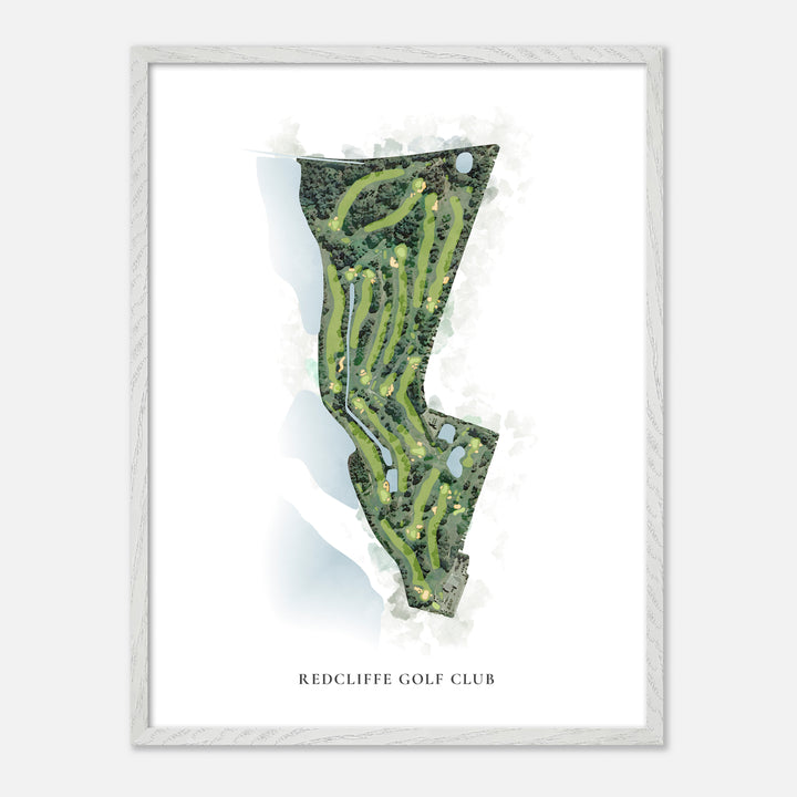 Print of Redcliffe Golf Club Classic Map