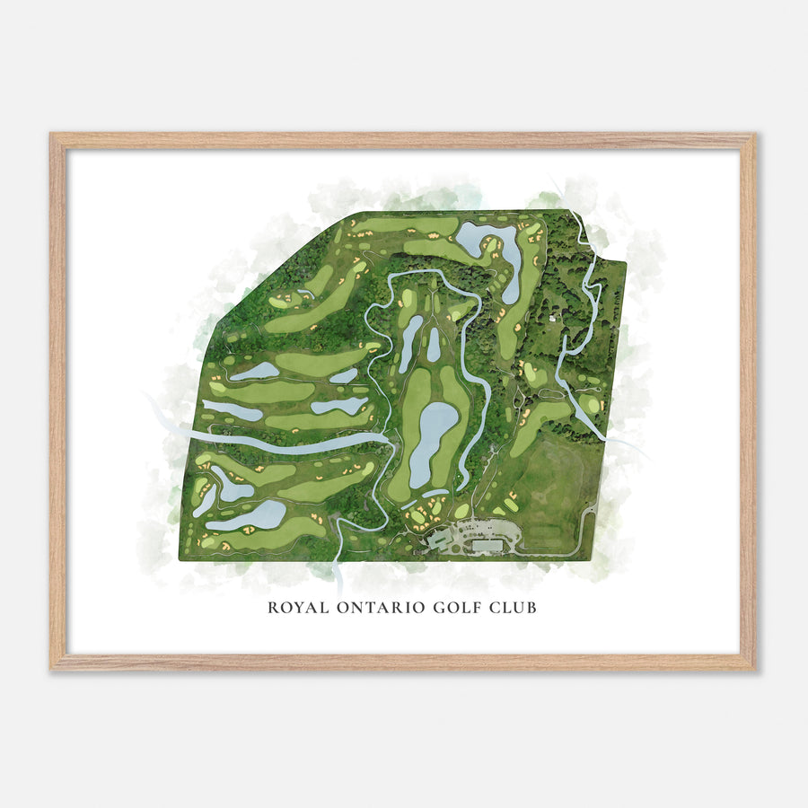 Print of Royal Ontario Golf Club Classic Map