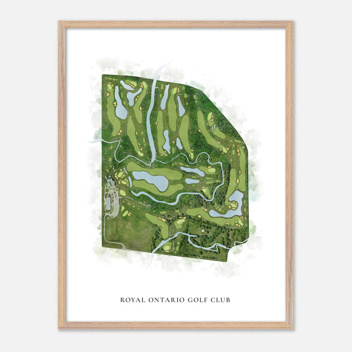 Print of Royal Ontario Golf Club Classic Map