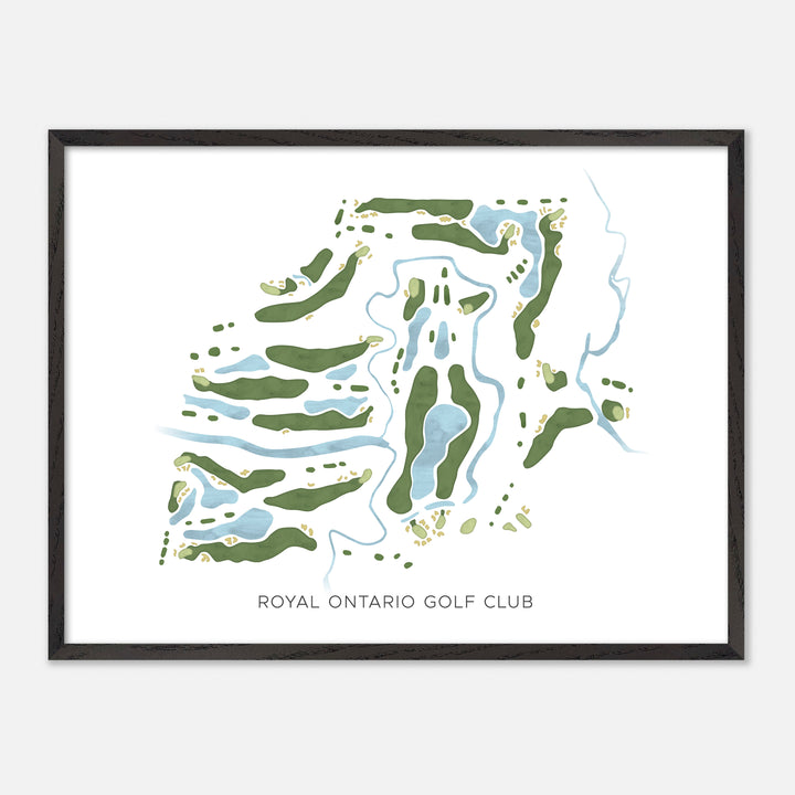 Print of Royal Ontario Golf Club Modern Map