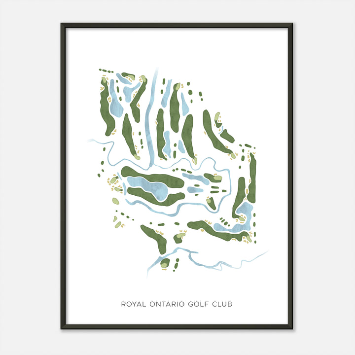 Print of Royal Ontario Golf Club Modern Map