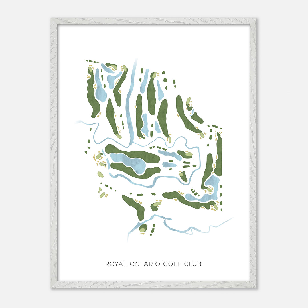 Print of Royal Ontario Golf Club Modern Map