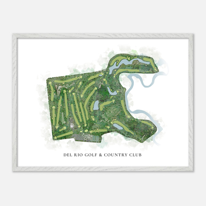 Print of Del Rio Golf &amp; Country Club Classic Map