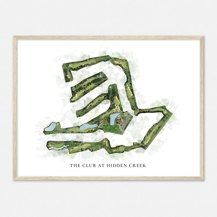 Print of The Club At Hidden Creek Classic Map