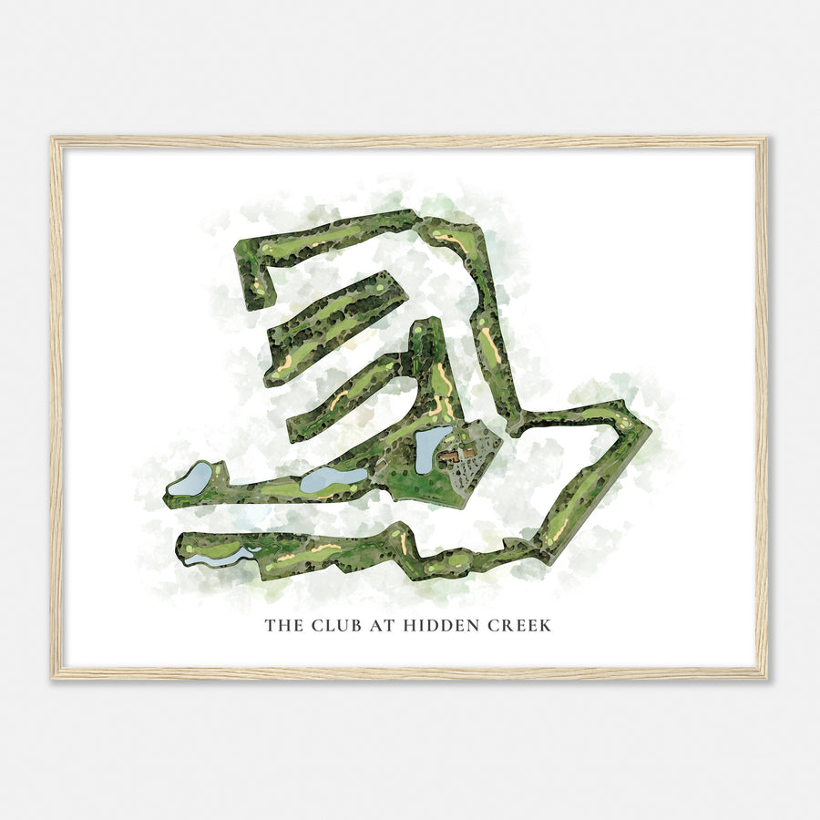 Print of The Club At Hidden Creek Classic Map