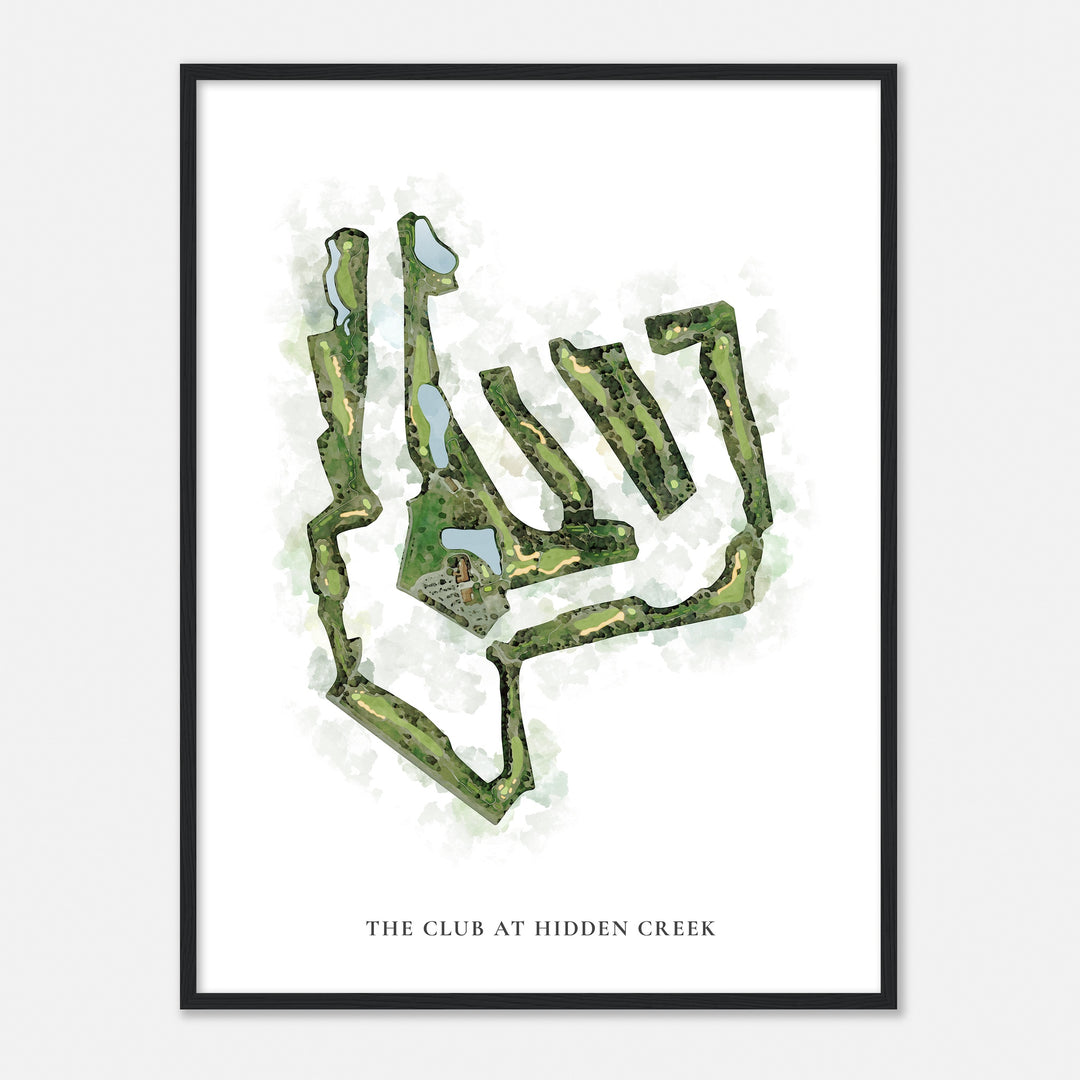 Print of The Club At Hidden Creek Classic Map