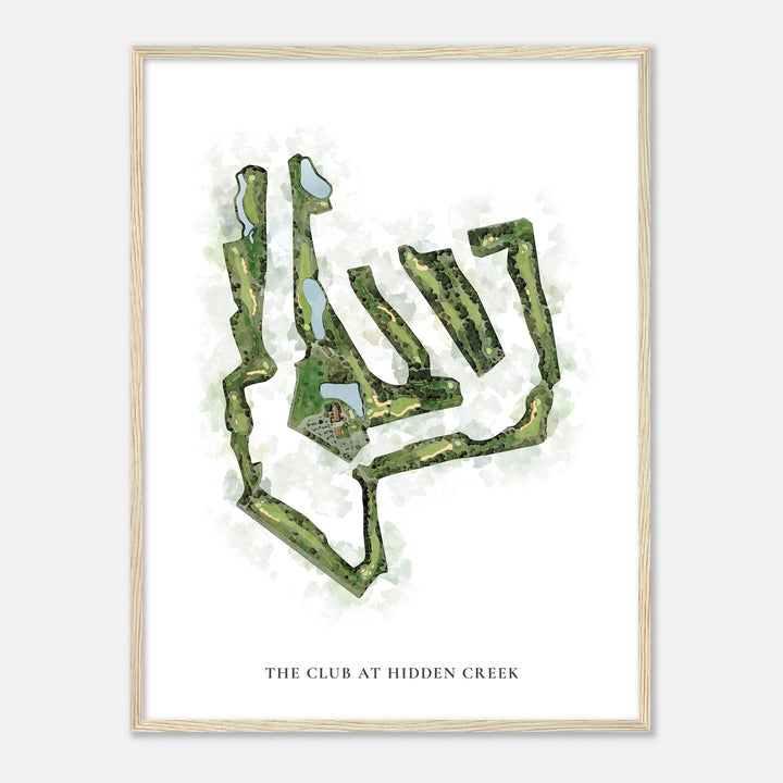 Print of The Club At Hidden Creek Classic Map