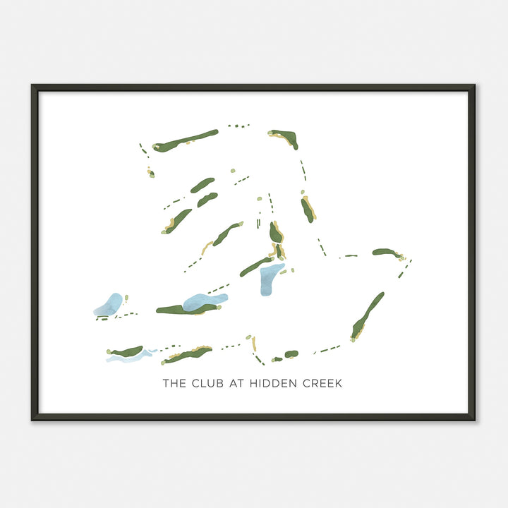Print of The Club At Hidden Creek Modern Map