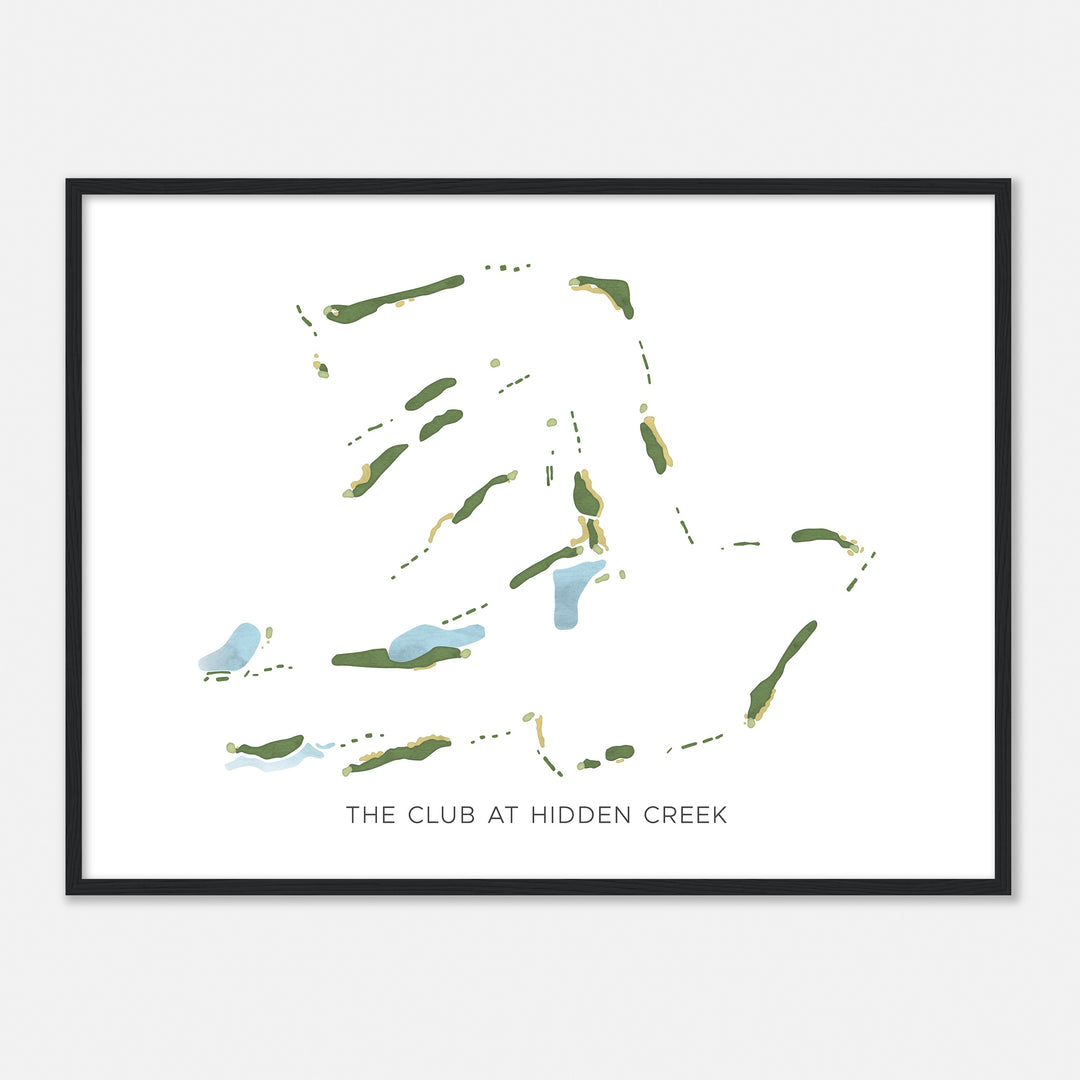 Print of The Club At Hidden Creek Modern Map