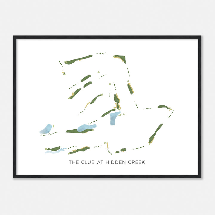 Print of The Club At Hidden Creek Modern Map