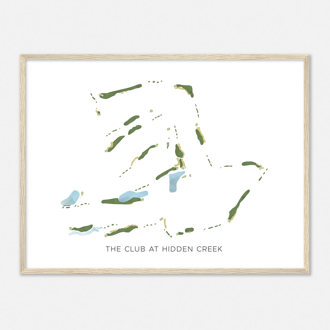 Print of The Club At Hidden Creek Modern Map