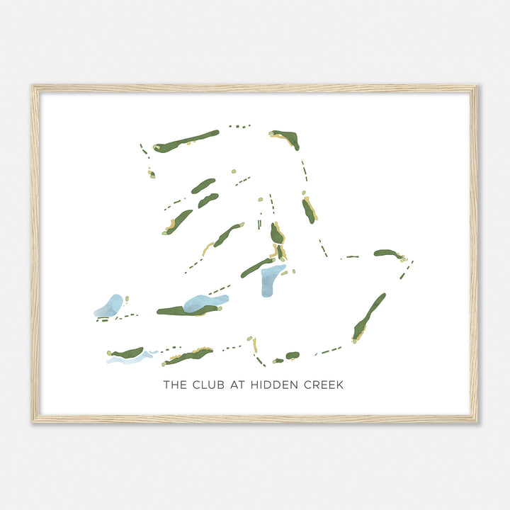 Print of The Club At Hidden Creek Modern Map