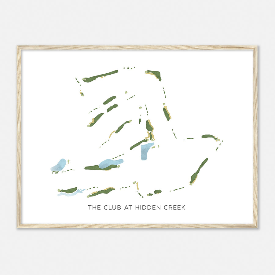 Print of The Club At Hidden Creek Modern Map