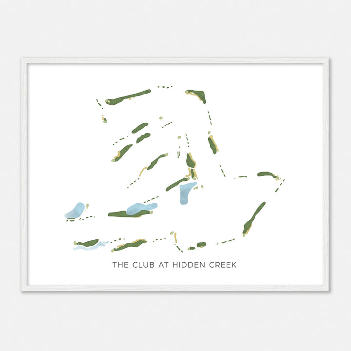 Print of The Club At Hidden Creek Modern Map