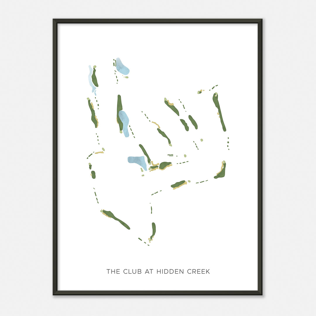 Print of The Club At Hidden Creek Modern Map