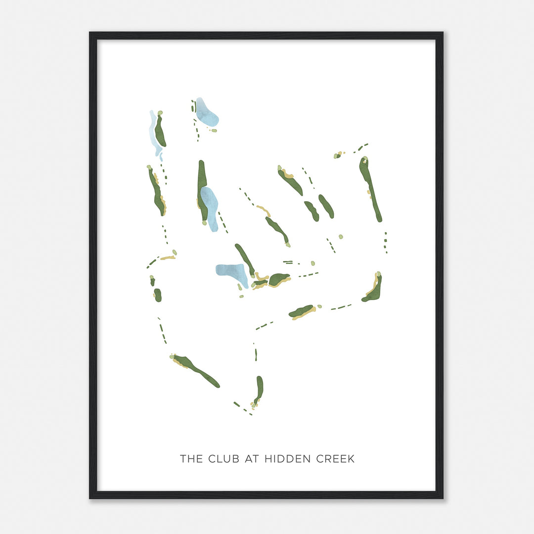 Print of The Club At Hidden Creek Modern Map