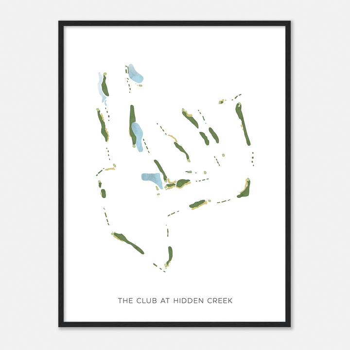 Print of The Club At Hidden Creek Modern Map
