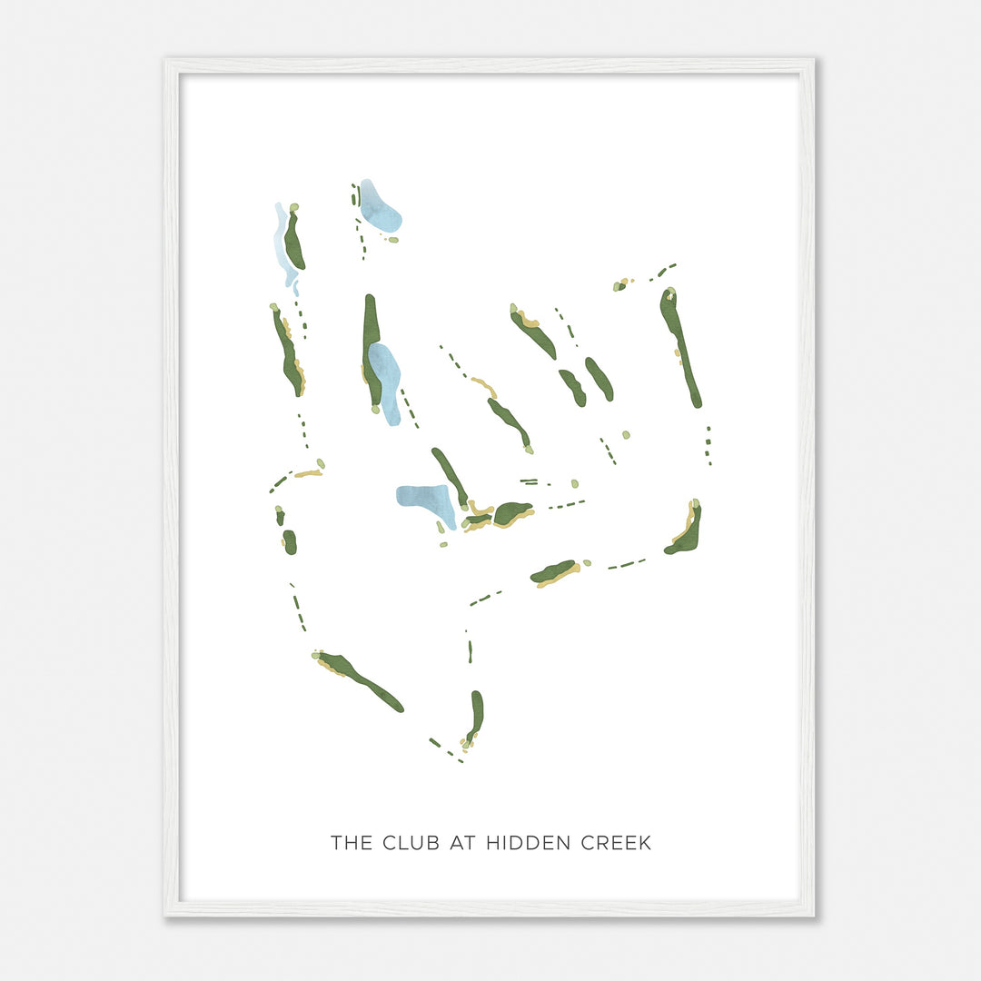 Print of The Club At Hidden Creek Modern Map