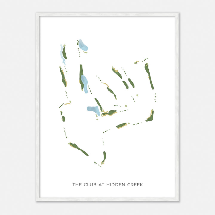 Print of The Club At Hidden Creek Modern Map