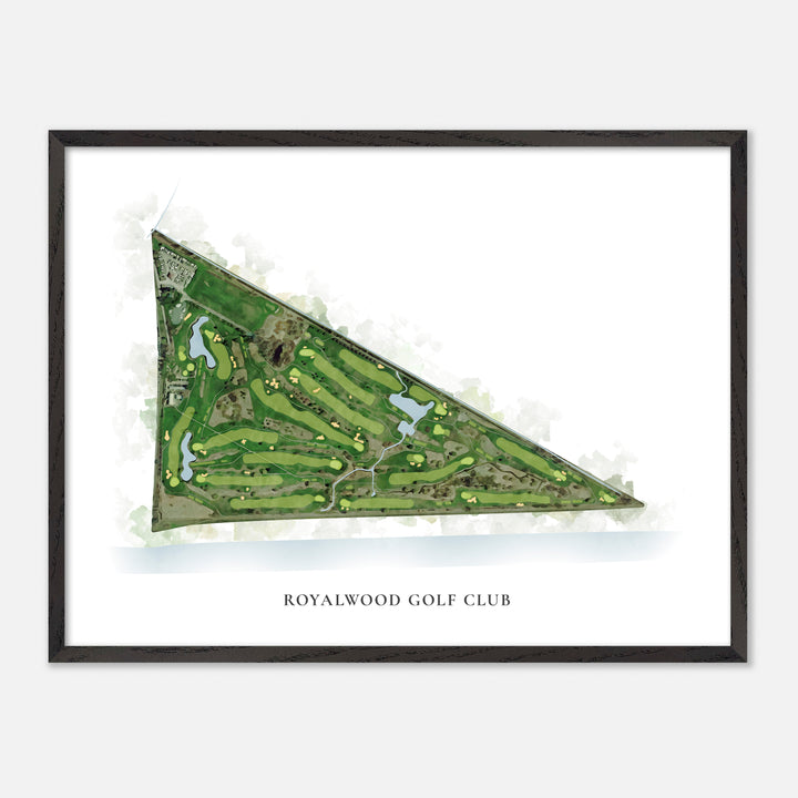 Print of Royalwood Golf Club Classic Map